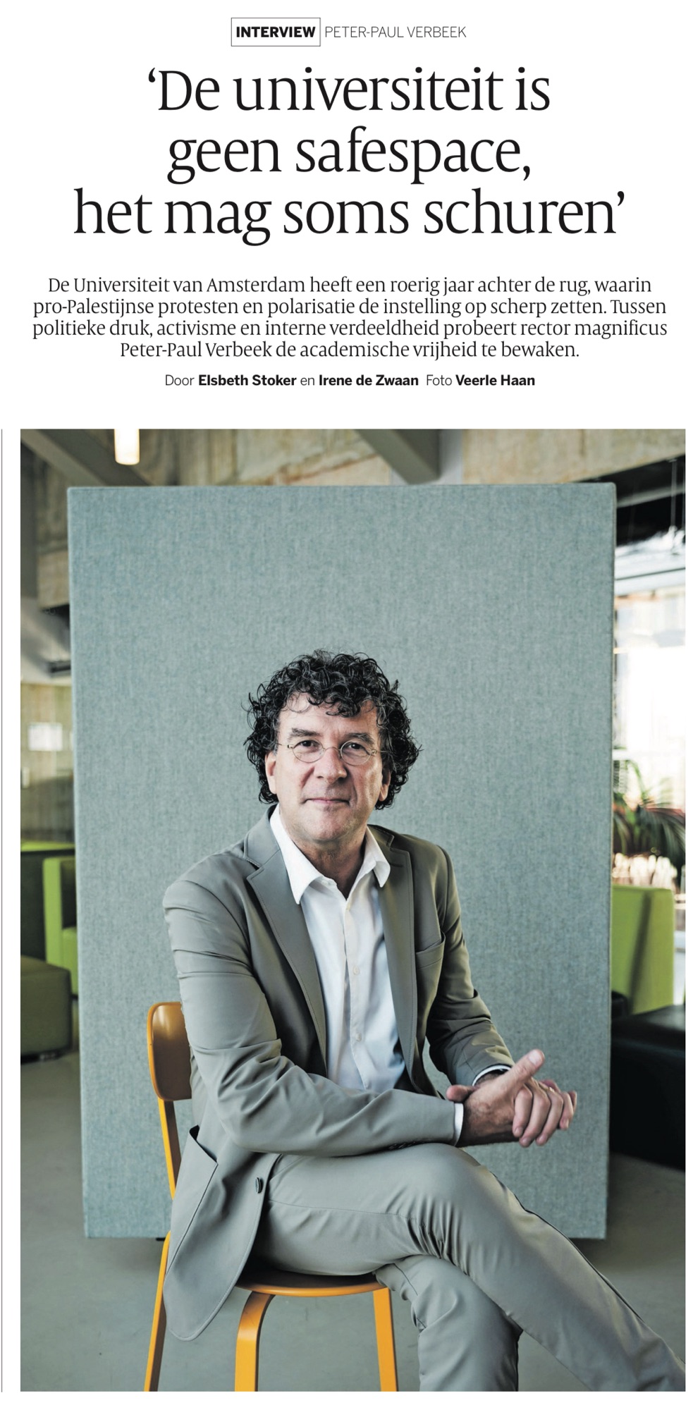 De universiteit is geen safespace, het mag soms&nbsp;schuren