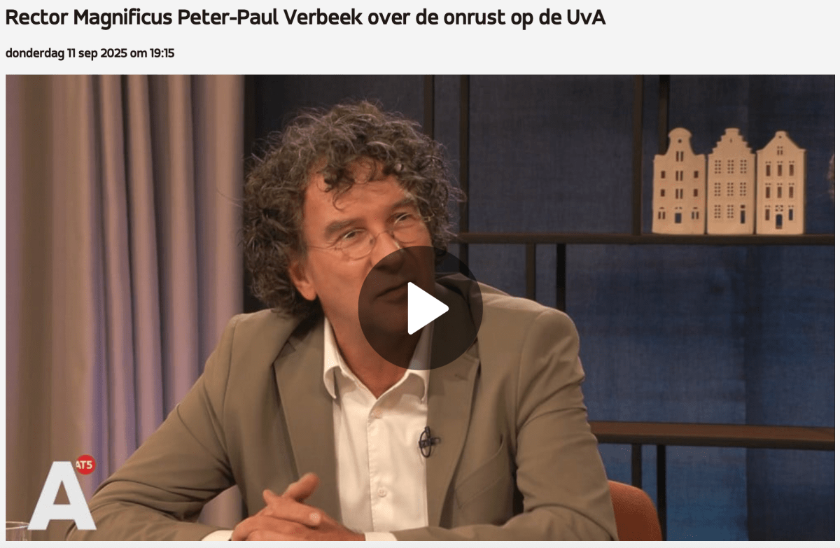 Interview AT5: universiteitsprotesten en de waarde van&nbsp;wetenschap